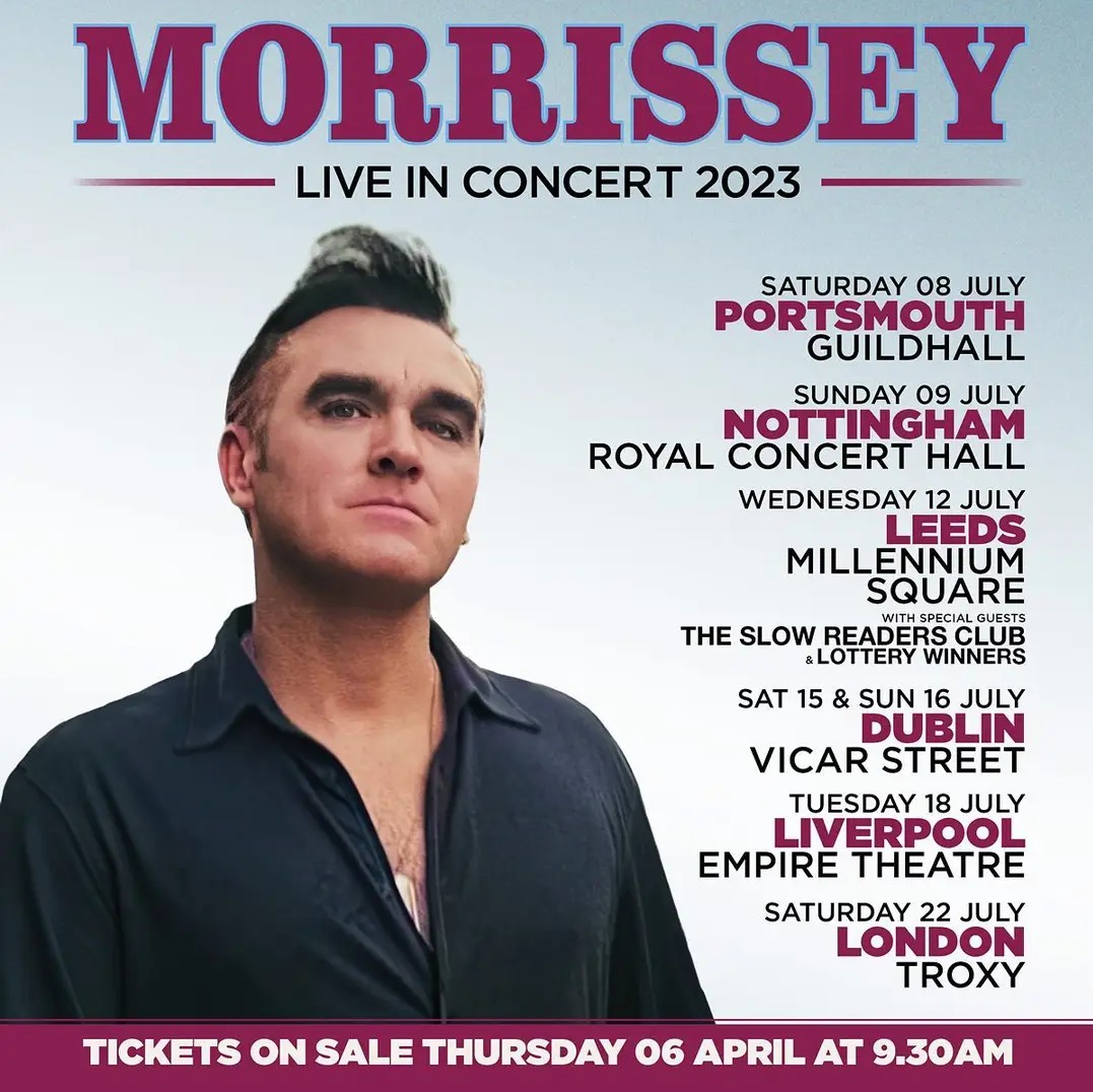 morrissey tour 2023