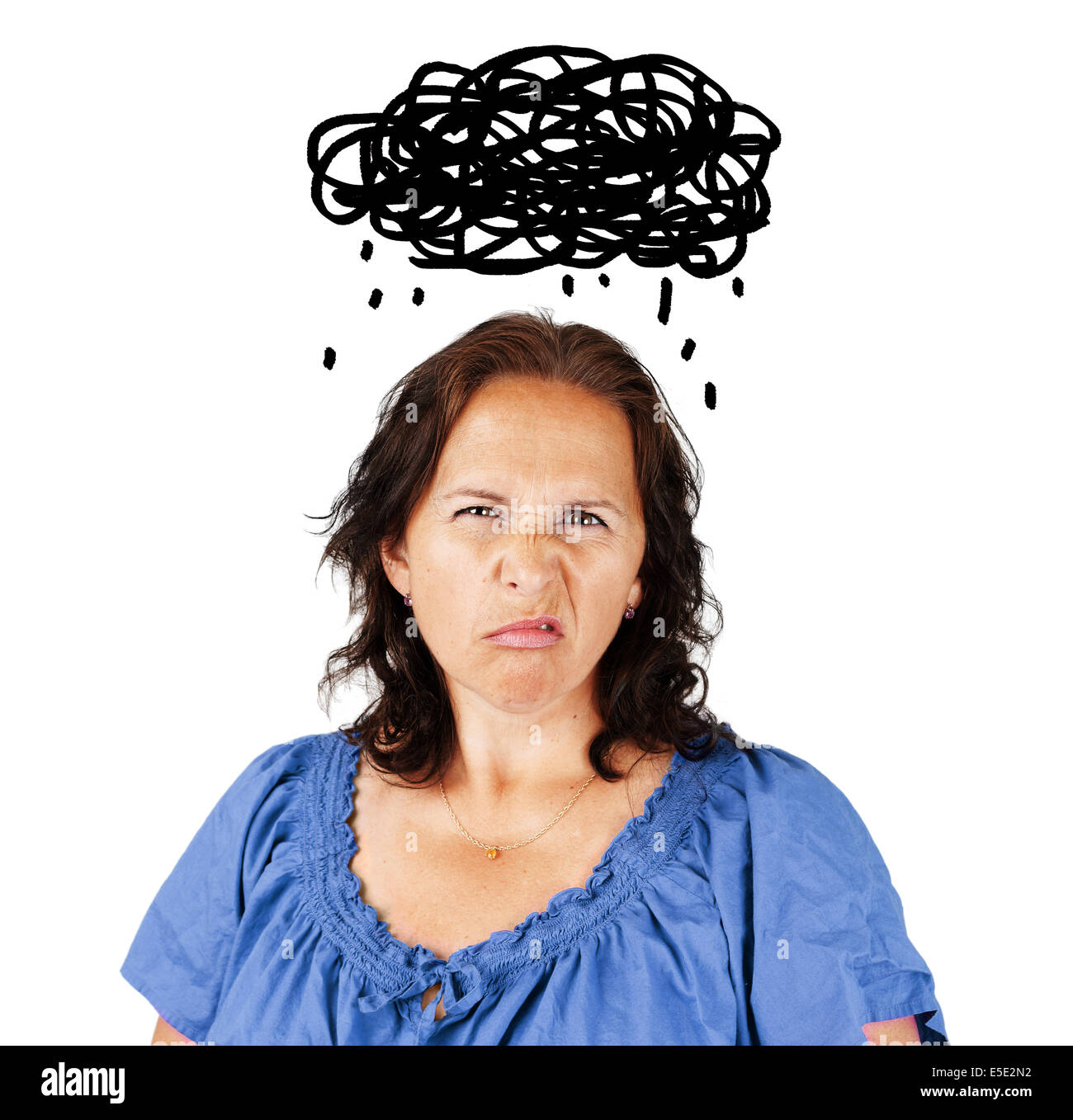 grumpy-middle-aged-woman-with-dark-cloud-over-head-E5E2N2.jpg